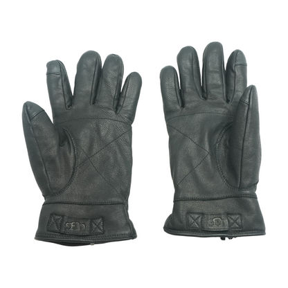 Black Leather Gloves