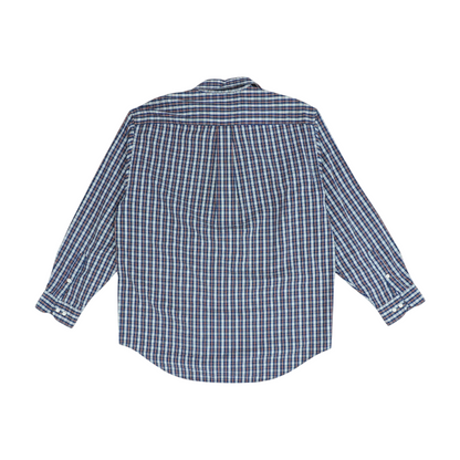 Multi Plaid Long Sleeve Button Down