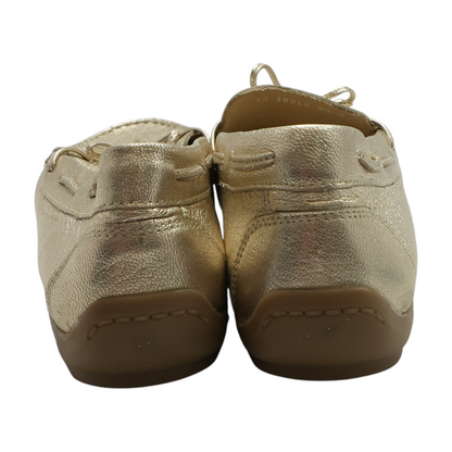 Gold Slip-On Flats