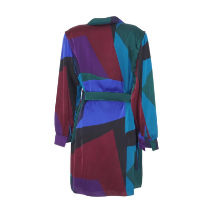 Multi Color Block Midi Dress