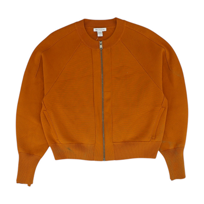 Orange Cardigan Sweater