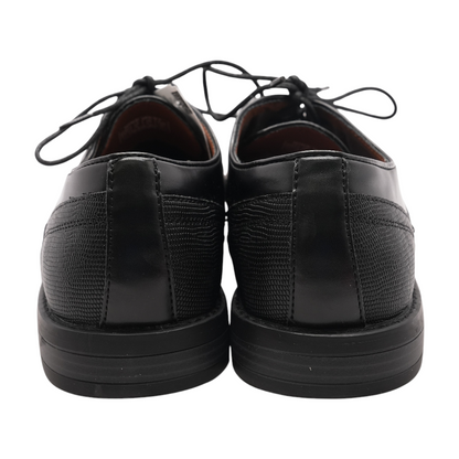 Black Lace-Up Dress Shoes
