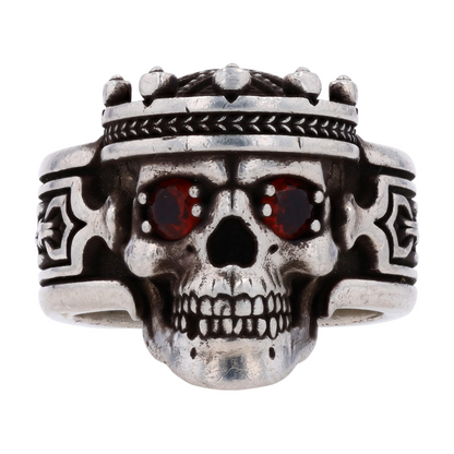Sterling Silver Garnet Fashion Ring
