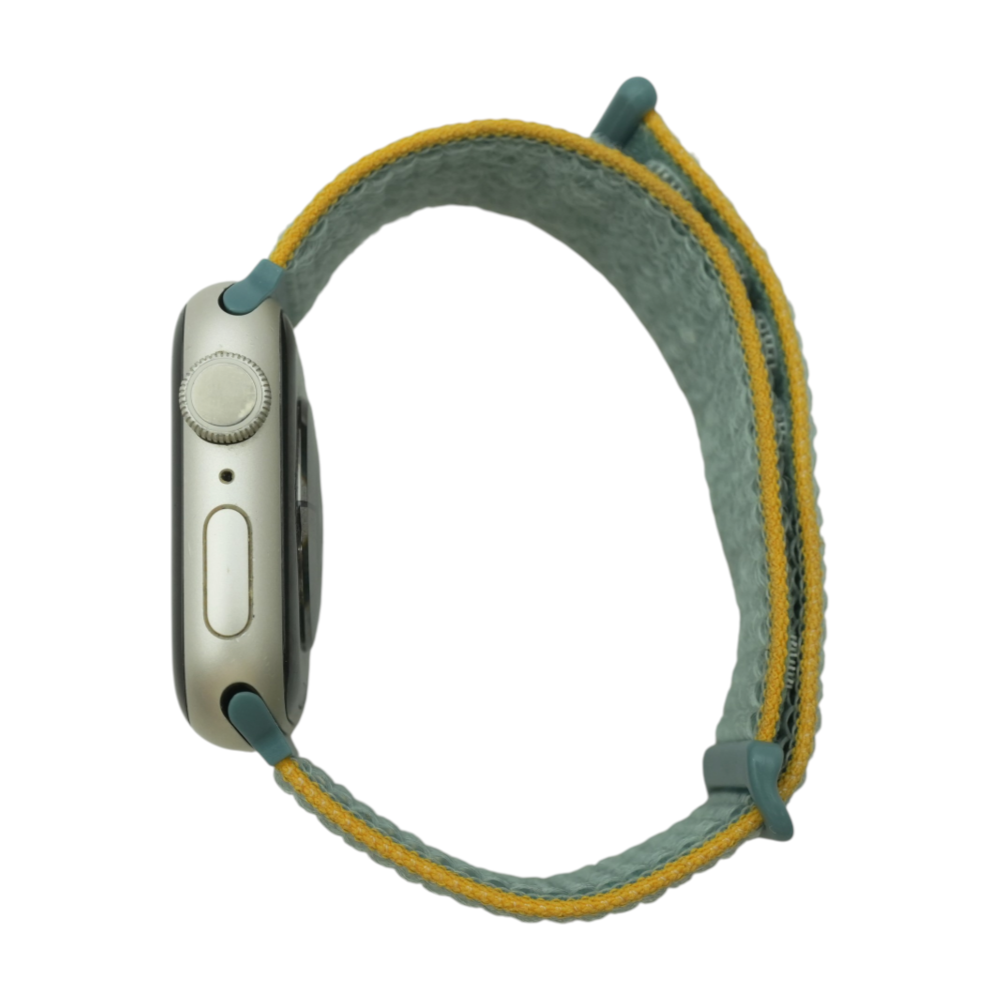 41mm Series 7 Starlight Smartwatch Green Band Small