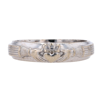 14K White Gold Band