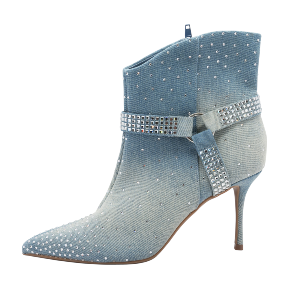 Blue Ankle Boots