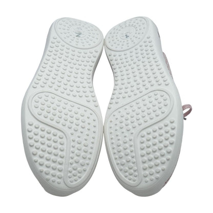 Pink Low Top Athletic Shoes