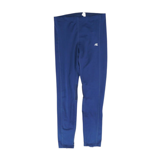 Blue Solid Active Pants