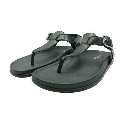 Black Flat Sandals