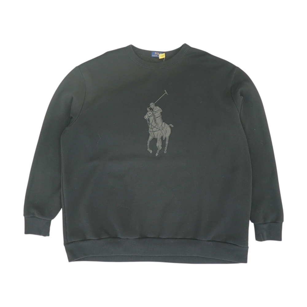 Black Tall Solid Sweatshirt Pullover