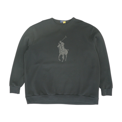Black Tall Solid Sweatshirt Pullover