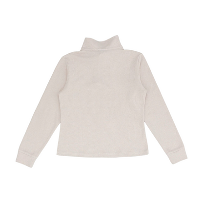 Pink Solid 1/4 Zip Pullover