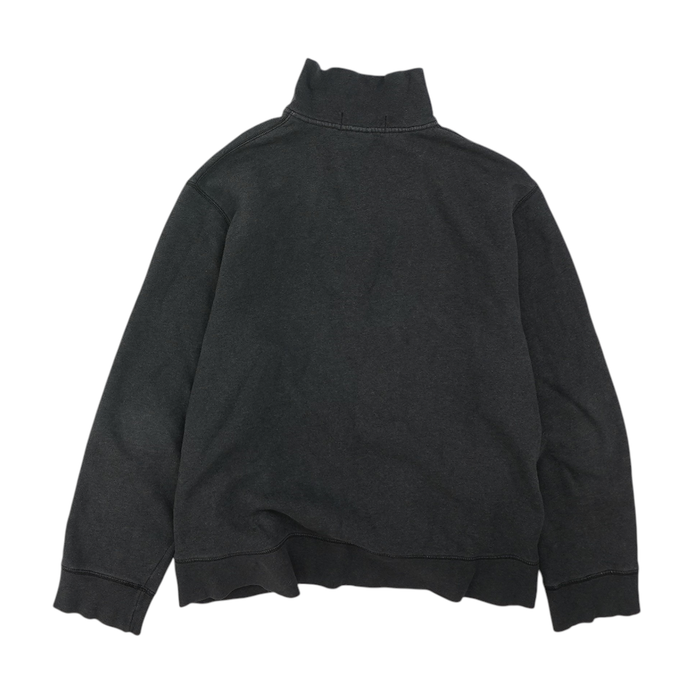 Charcoal Solid 1/4 Zip Pullover