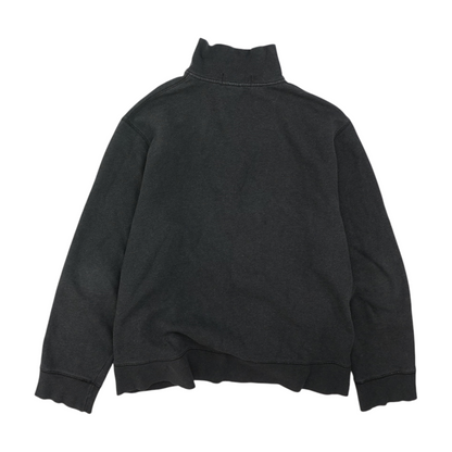 Charcoal Solid 1/4 Zip Pullover