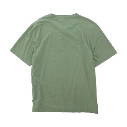 Green Solid Henley T-Shirt