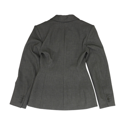 Gray Solid Blazer