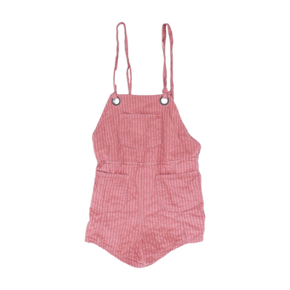 Pink Striped Romper