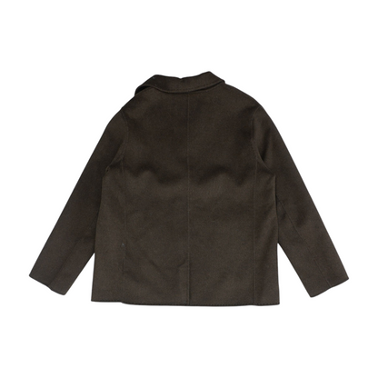 Brown Solid Jacket