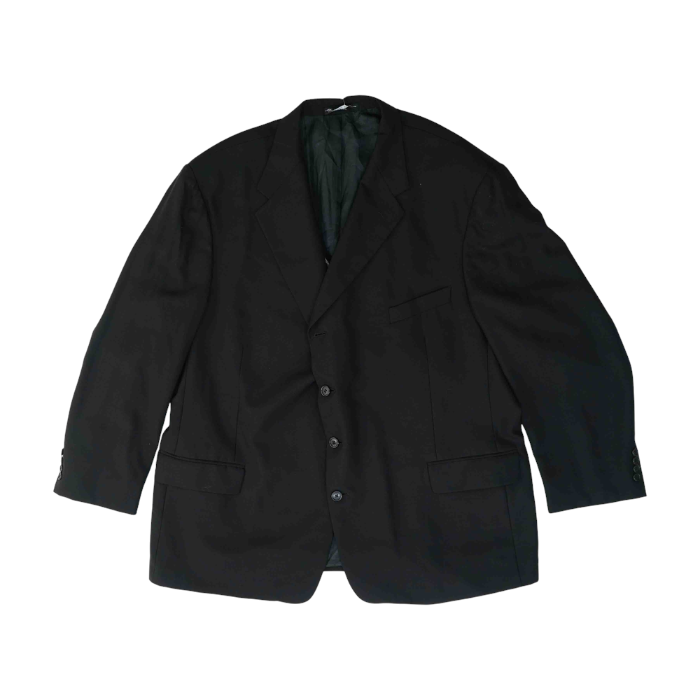 Black Solid Sport Coat