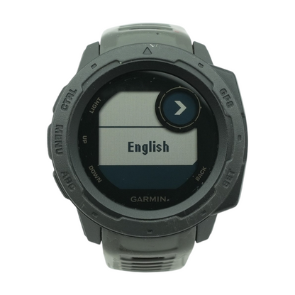 23mm Instinct Gray Smartwatch Gray Band M/L