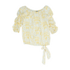 Beige Floral Blouse