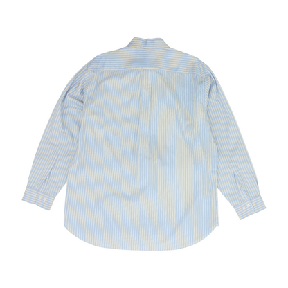 Blue Striped Long Sleeve Button Down