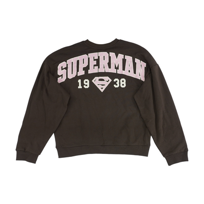 Brown Solid Sweatshirt Pullover