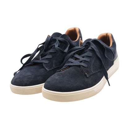 Navy Lace-Up Casual Shoes