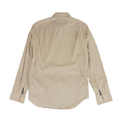 Khaki Check Long Sleeve Button Down