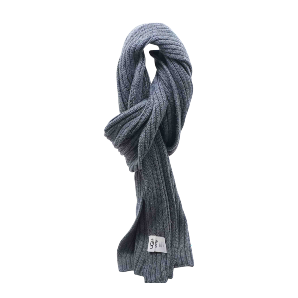 Gray Polyester Scarf