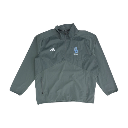 Gray Shorter University Hawks Solid Active Pullover