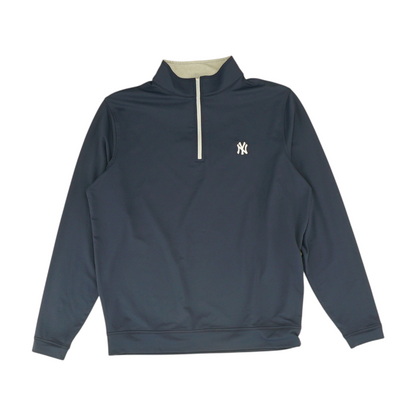 Navy New York Yankees Solid 1/4 Zip Pullover