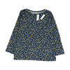 Navy Floral Blouse
