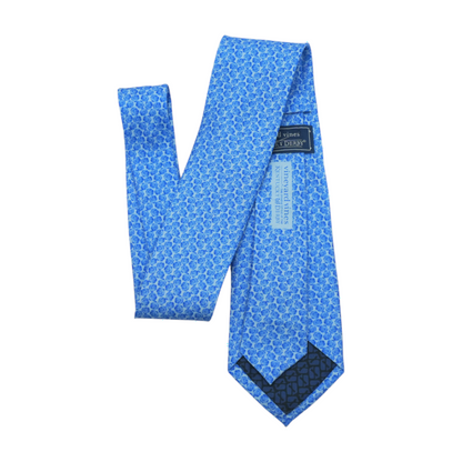 Blue Floral Neck Tie
