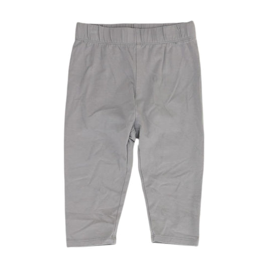 Gray Solid Active Pants