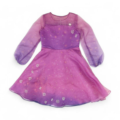 Purple Misc Midi Dress