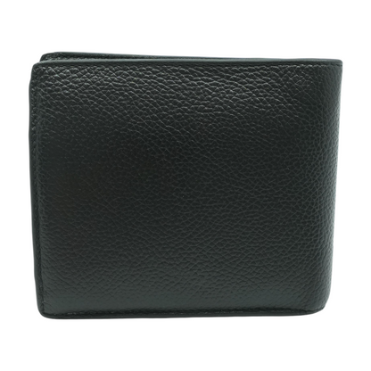 Black Cash Square Folded Coin Wallet