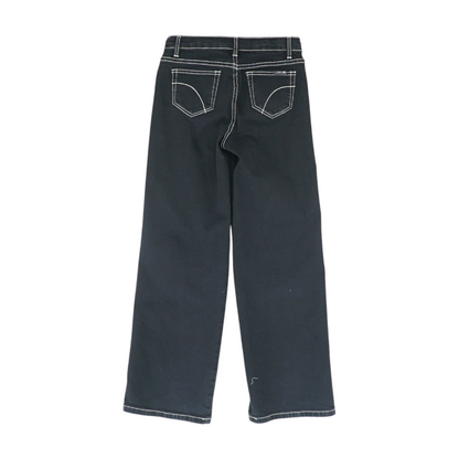Black Solid Jeans