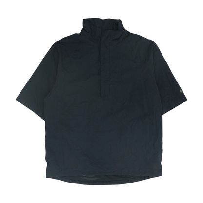 Black Solid 1/4 Zip Pullover