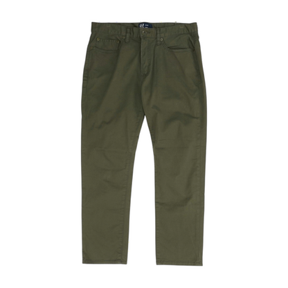 Green Slim Pants