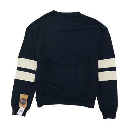 Navy Solid Sweatshirt Pullover