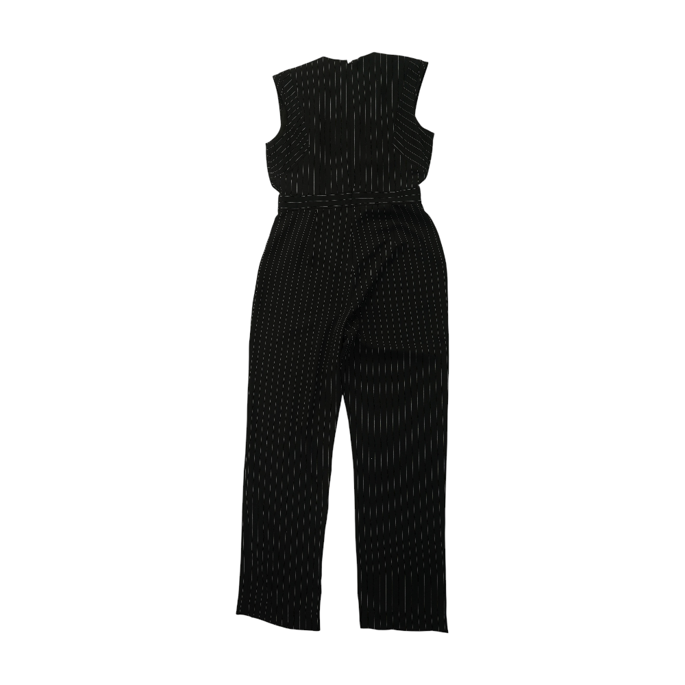Black Striped Jumpsuit