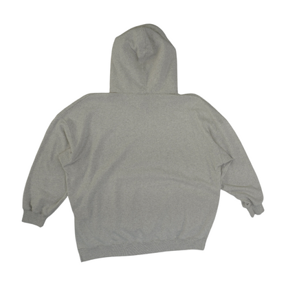 Gray Solid Hoodie Pullover