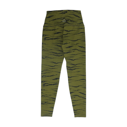 Green Animal Print Active Leggings