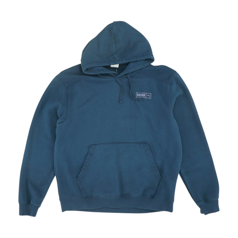Navy Solid Hoodie Pullover