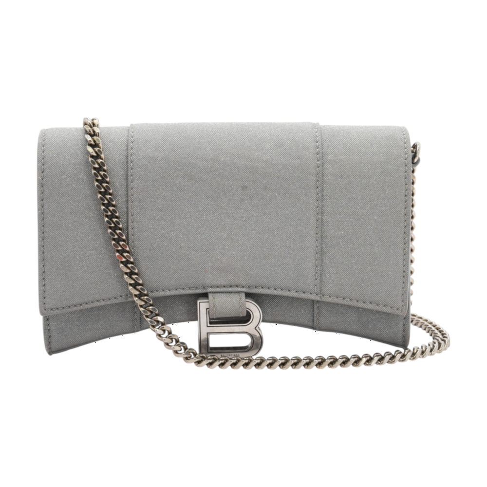Hourglass XS Wallet On Chain in Sparkling Fabric