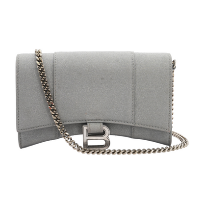 Hourglass XS Wallet On Chain in Sparkling Fabric