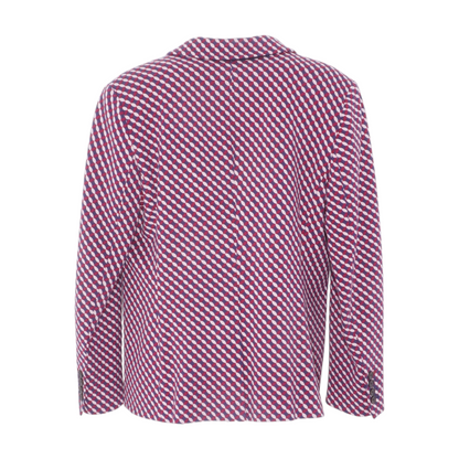 Pink Geometric Blazer