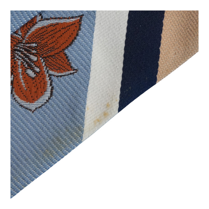 Vintage Blue Floral Neck Tie