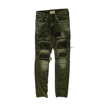 Green Regular Jeans
